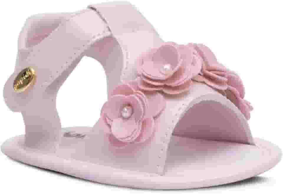 Sandalinha Infantil Feminina Sapato Bebê Leve E Macio 01.18