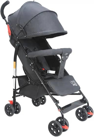 Maxi Baby Carrinho de Bebê Guarda Chuva LINK Até 15kgs (Preto)