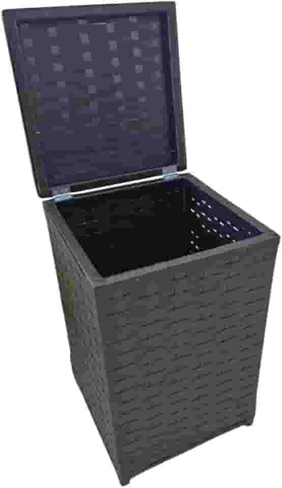 Cesto de Roupas Organizador Multiuso Versátil e Elegante 35X35 (PRETO)