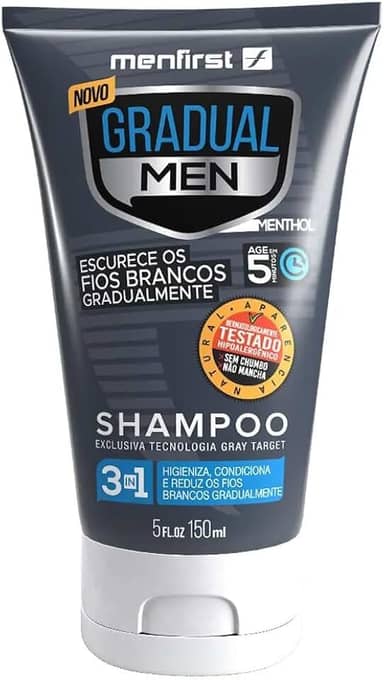 Shampoo Escurecedor de Cabelo Brancos | Menfirst