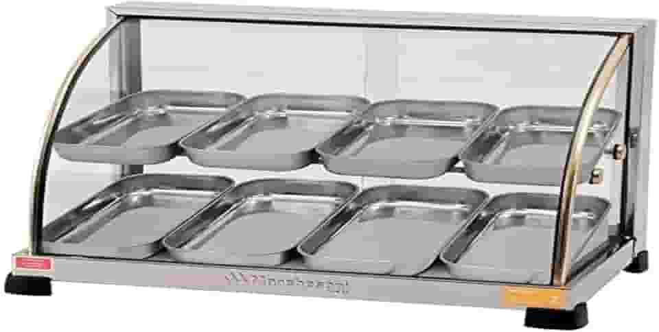 Estufa Curva Dupla, 8 Bandejas, 127V, Marchesoni Ouro, Inox