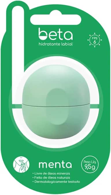 Beta Hidratante Labial - Menta 9,5g