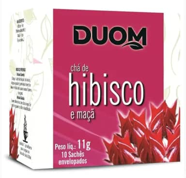 Chás em Sachê Duom | Diversos Sabores | Para Infusão Quente ou Gelada (Hibisco)