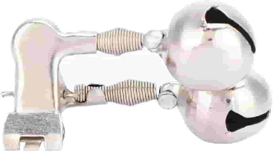 Kit Alarme para Vara Pesca com Guizo Duplo Alerta de Peixe tipo Sino