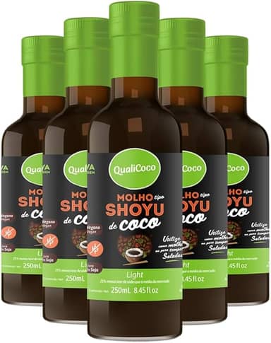 Kit 5 Shoyu de coco Qualicôco 250ml