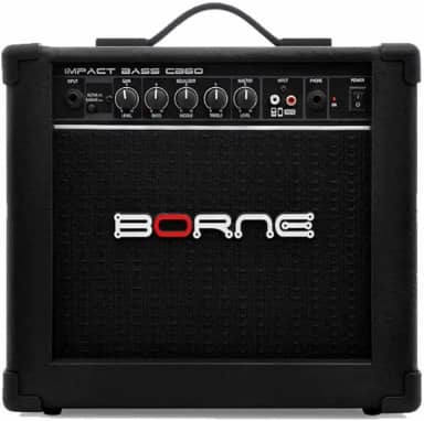 Amplificador Para Contra Baixo Borne Impact Bass CB60 20W Bivolt