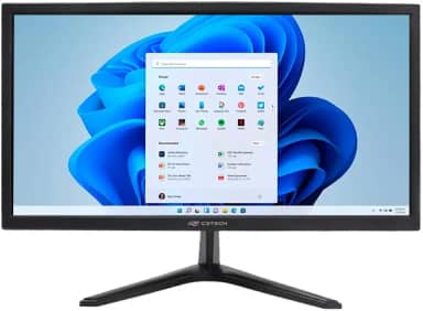 C3Tech Monitor LED 21,5 Polegadas MR-215 anti-reflexo, funções para reduzir luz azul, conectores de entrada HDMI e VGA, slot Kensington, montagem padrao VESA 21,5', Tela IPS