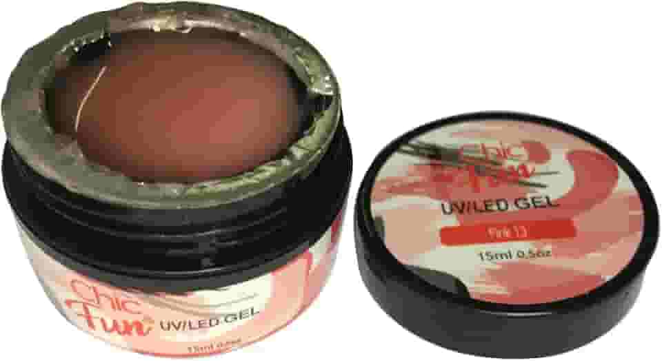 Acrigel Fibra de Gel LED UV para Alongamento de Unhas, 15g, Chic & Fun (Pink 13, x 1un)