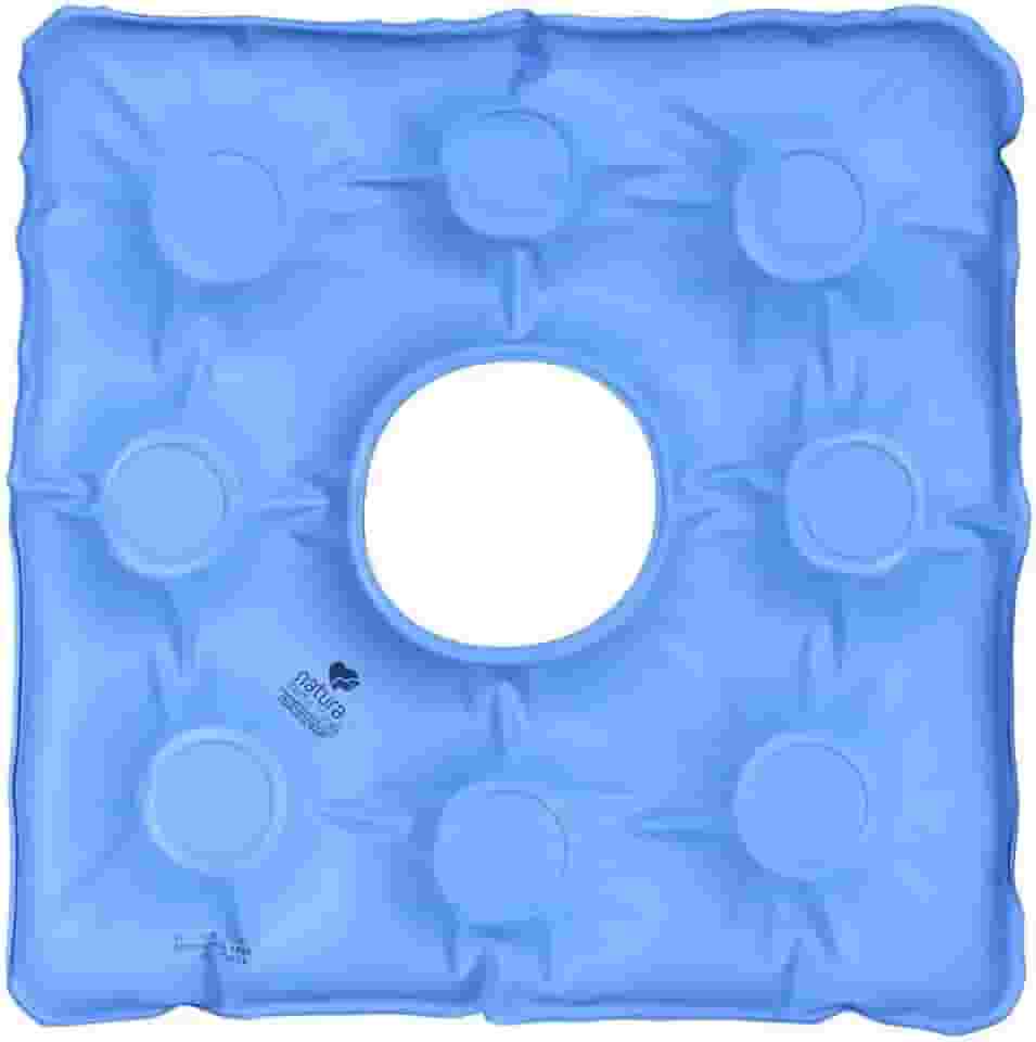 Natural Home Care Almofada Gel Quadrada com Orifício Resistente 42 cm x 42 cm