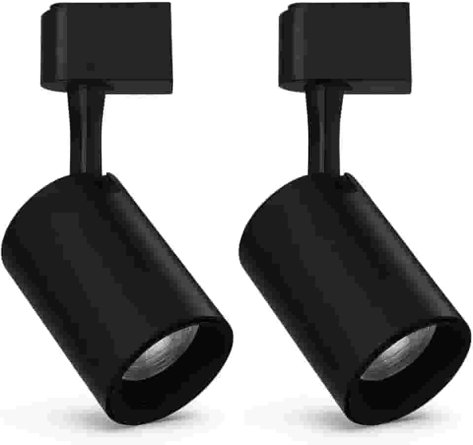 Spot LED trilho eletrificado 10W luz quente 3000K preto para iluminação direcionável e decorativa (2)