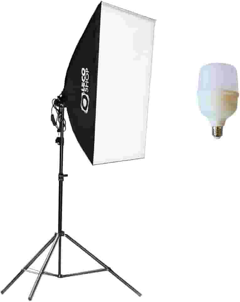 Kit SoftBox 50 X 70 Com Lampada Led, Luz Continua para foto e vídeo