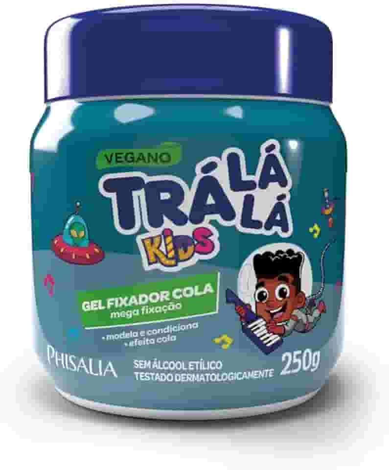 Trá Lá Lá Gel Cola Condicionante Personagem Kids Azul 250 G