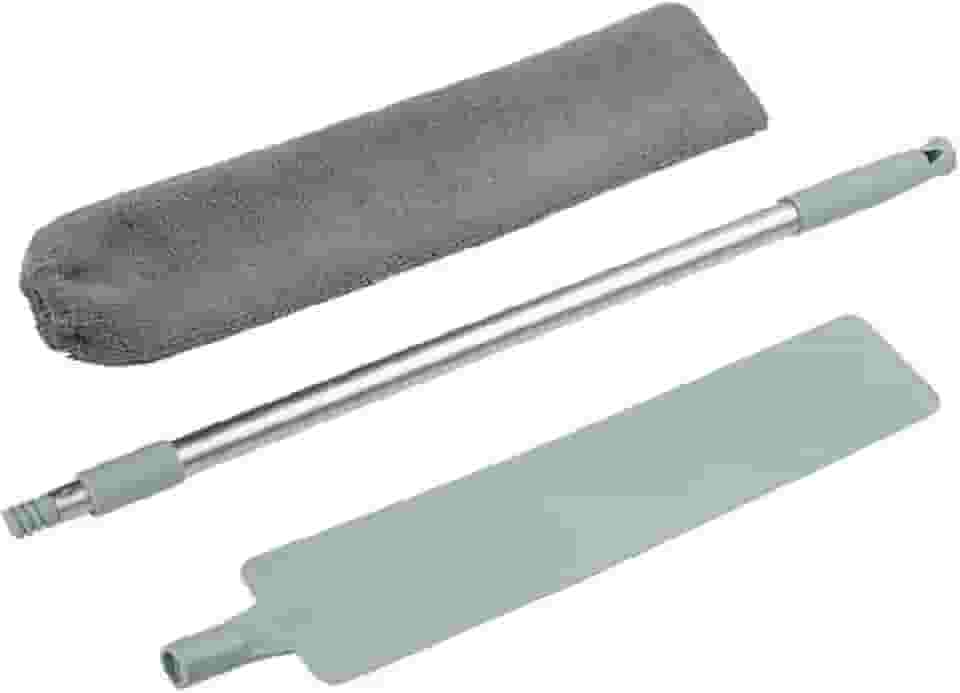 ERYUE Escova de pó, Espanador de Microfibra Escova de Poeira Artefato de Limpeza de Poeira Espanador de Microfibra Lavável com Poste de Extensão Espanador de Punho Longo Espanador de Poeira Extensív