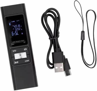 Trena Digital a Laser 80 Metros Recarregável com Nível Laser e Função de Cálculo de Área e Volume