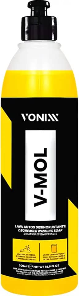 Shampoo Automotivo Desengraxante Desincrustante Neutro V-Mol 500ml Vonixx