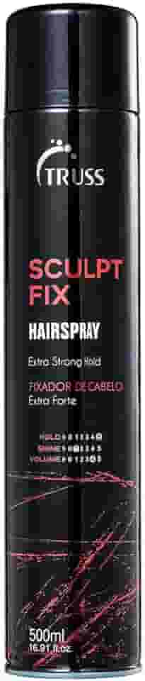 Truss Sculpt Fix Spray Fixador Extra Forte | Modelagem Profissional com Jato Seco e Toque Natural | 500ml