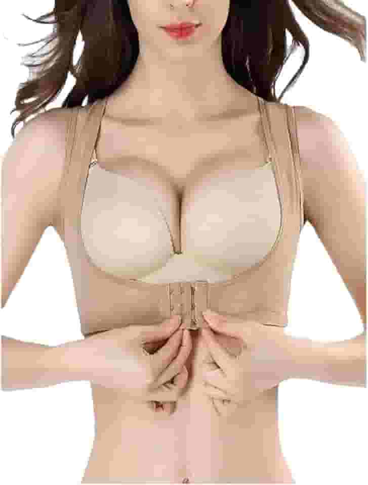 Sutiã esportivo fitness modelador corporal invisível roupa íntima feminina corretor de postura cinto suporte de ombro traseiro