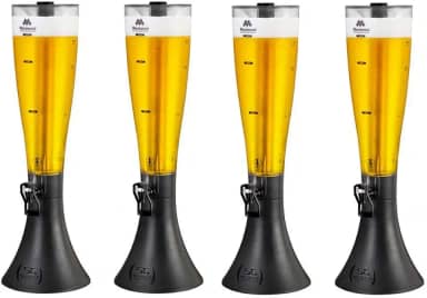 Kit - 4 Torres de Chopp Tulipa 3,5l Super Gelada - Marchesoni