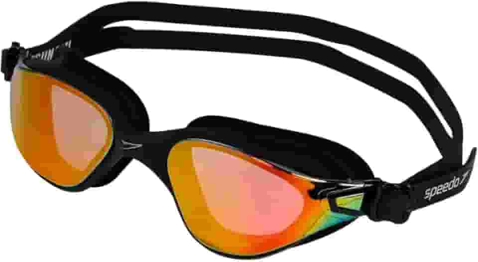 Óculos Natação Espelhado Speedo Tsunami Preto