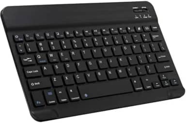Teclado Sem Fio Bluetooth, Compatível com Diversos Dispositivos, Notebooks, Tablets, Smart TVs (Preto)