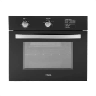 Forno à Gás de Embutir Stelar 46 litros Topázio Preto 127v