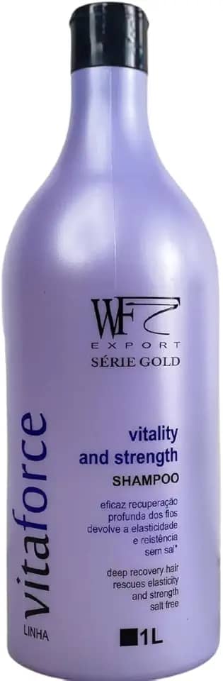 Shampoo para Cabelos com Queda Fragilizados Quebradiços Danificados Pós Progressivas WF Vitaforce 1L