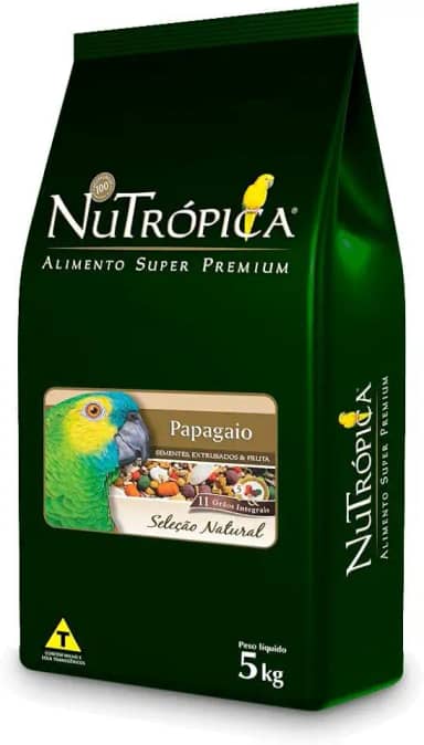 Ração Nutrópica Seleção Natural para Papagaios - 5Kg