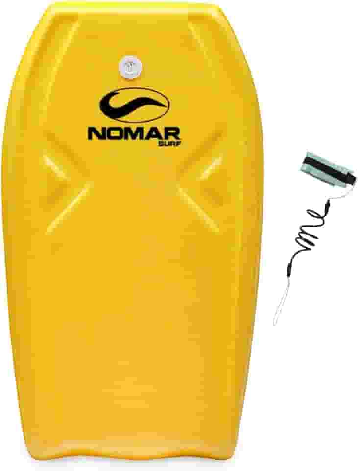 Prancha De Bodyboard Modelo Infantil Amarela 73cm Nomar Surf