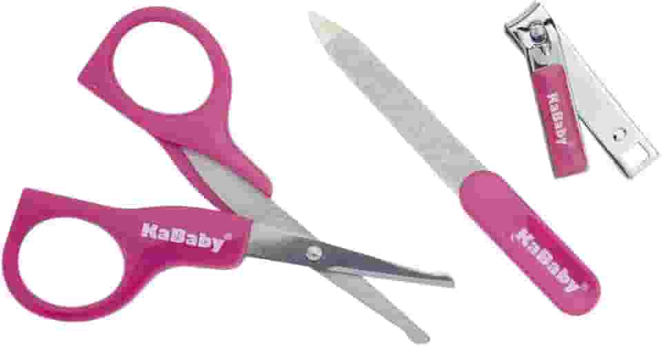 KaBaby Kit Manicure Com Estojo Rosa
