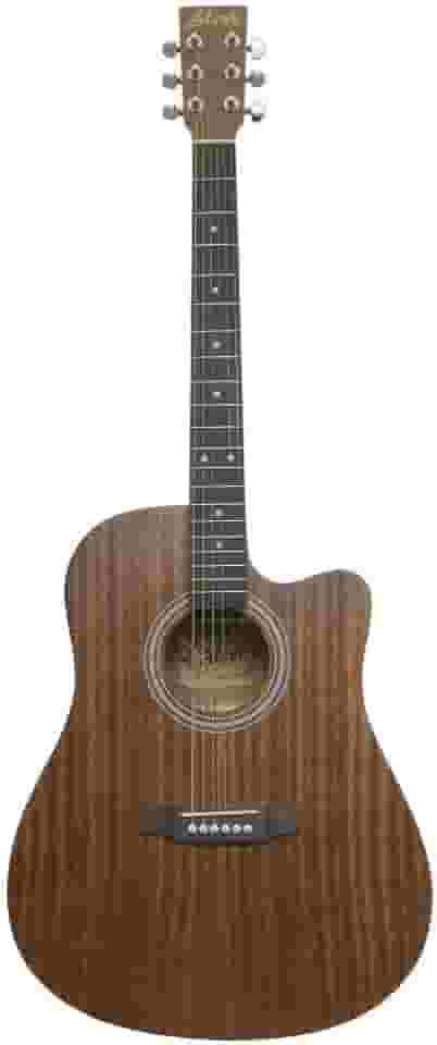 VIOLAO STEVE FOLK 41` COM CUTWAY - EQUALIZADO (LC-5) - MAHOGANY - CORDA DE ACO