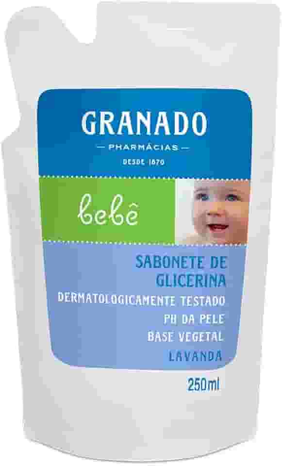 Granado Refil Sabonete Glicerina Bebê, Lavanda, 250ml