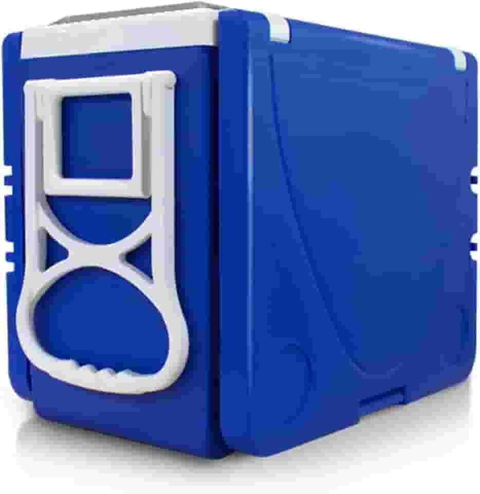 Caixa Térmica 32L Azul, Rodinhas, Fechamento Hermético e Recipiente Interno Removível - Cooler para Bebidas