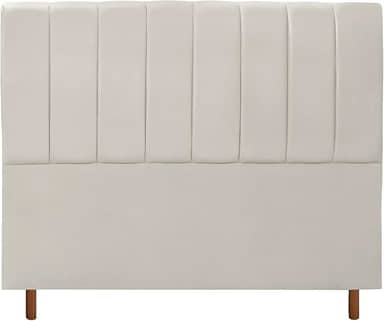 CABECEIRA CASAL ESTOFADA CARLA 140 CM BEGE