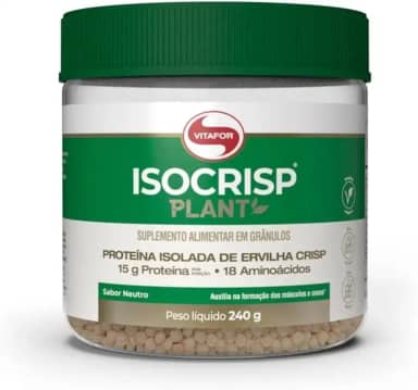 Isocrisp Plant Vegan Vitafor Proteina Isolada 240g pote