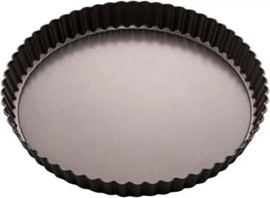 Forma para Torta e Bolo Redonda de Fundo Removível Antiaderente 24 ou 26cm com Fundo Falso (24cm)