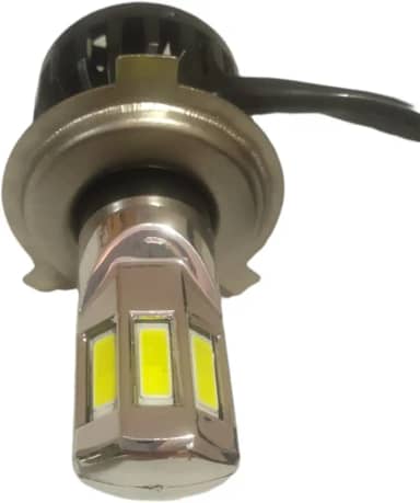 Lampada Farol H4 Led Xenon Super Branca Com 06 Leds (reator)