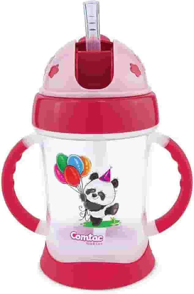 Copo De Treinamento Com Canudo Happy Panda Comtac Kids 4369