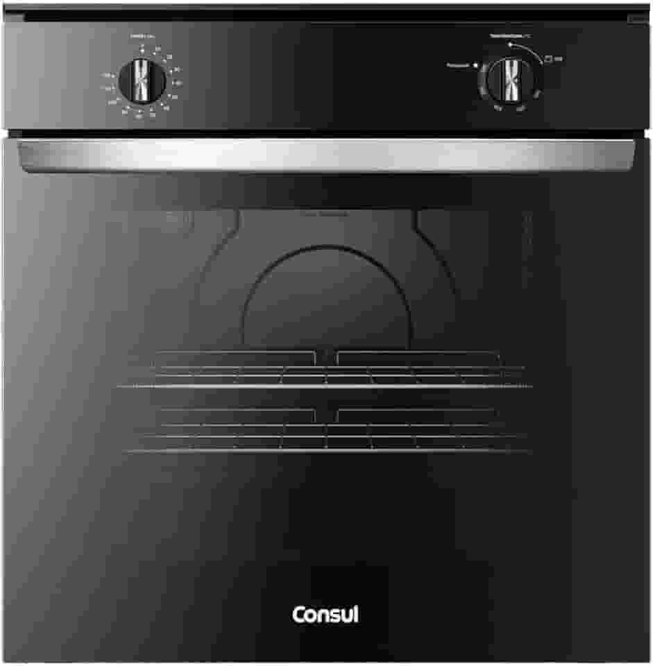 Forno de Embutir a Gás 78 Litros Preto com Grill - COA84CE 220v