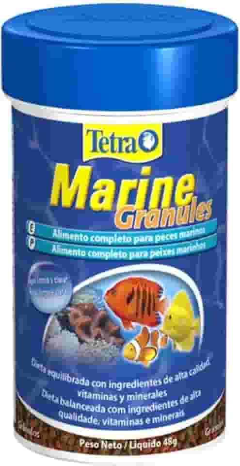 Tetra Marine Granules 48g Tetra Para Todos Os Tipos de Peixe Todas As Fases,