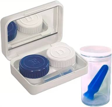 Estojo Para Lente De Contato Com Ventosa Escleral E Espelho Look Vision