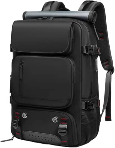 Mochila Masculina Executiva Grande Impermeável para Notebook 15.6 Polegadas com Entrada USB Antifurto Moderna, Trabalho Viagem Academia Escolar executiva – BANGE