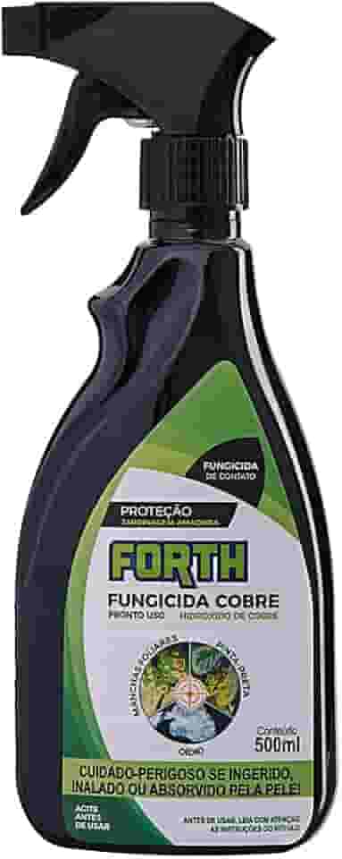 Forth, Fungicida Cobre, Pronto Uso, Contra Oídios, Manchas Foliares, Pinta-Preta, Ferrugem, Doenças Fúngicas, 500ml