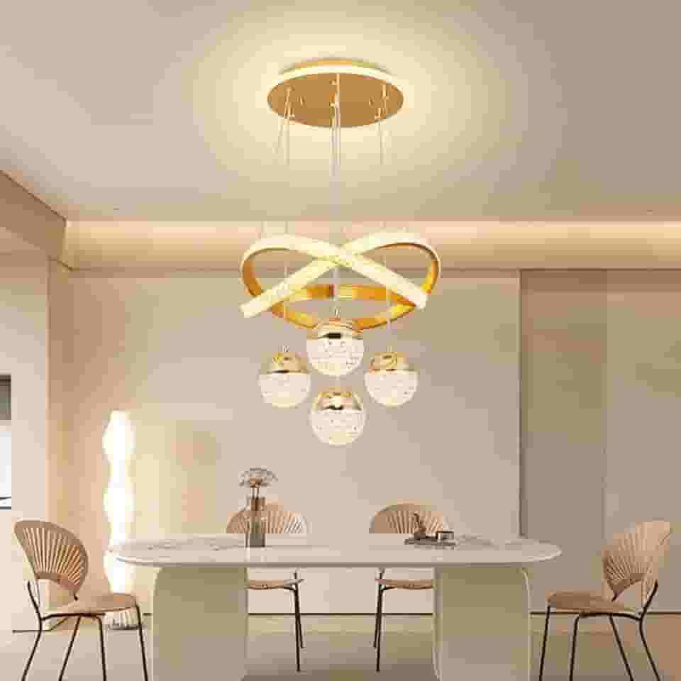 Luminaria de Teto Led, 3 Cores Plafon Luz de Led Sobrepor, Lustre Para Sala Branco Quente e Frio Banheiro Quarto Escritório 127/220V