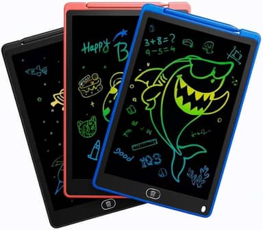 Lousa Magica Infantil 12 Polegadas Grande LCD Digital Tablet de Desenho e Escrita - Tablet Quadro Mágico para Criança Educativo Premium MyBrins