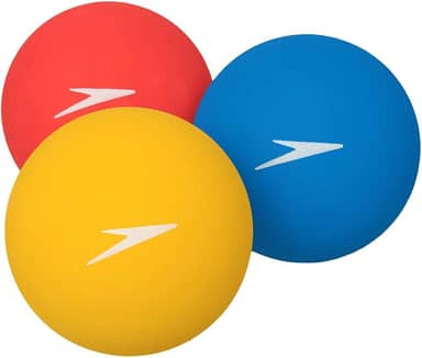 Kit De 3 Bolas De Frescobol, Speedo, Padrão Oficial, Borracha Lavável
