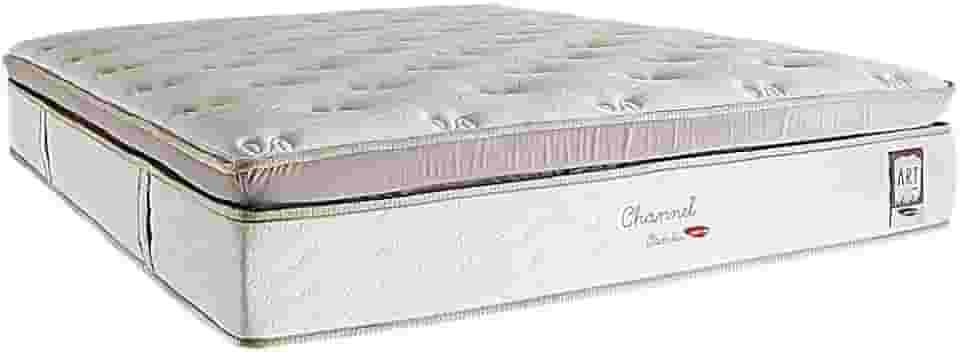 Colchão Queen Herval Channel Bambu, 33x158x198 cm, Molas Ensacadas