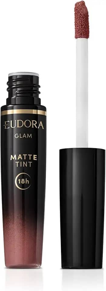 Eudora Glam Batom Líquido Matte Tint Rosé Vintage 4 Ml