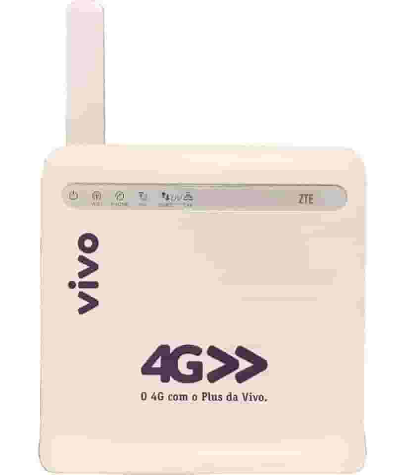 Modem Roteador ZTE MF253M Branco LTE VIVO - Desbloqueado