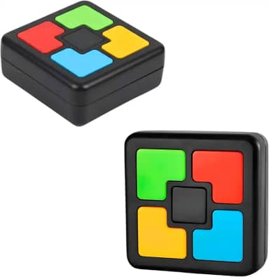 Jogo da Memória Eletrônico com Luzes e Sons – Brinquedo Educativo Portátil para Crianças e Idosos, Estimula Concentração