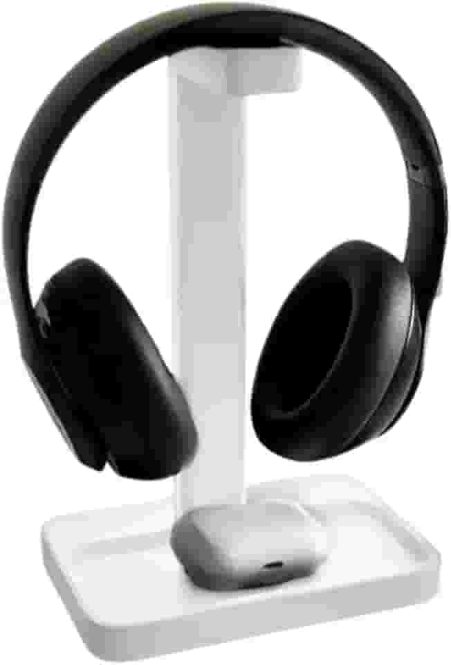 Suporte para headset e Fone De Ouvido Gamer. (Branco)
